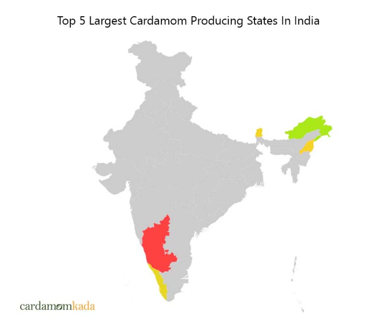 Top 5 Largest Cardamom Producing States In India